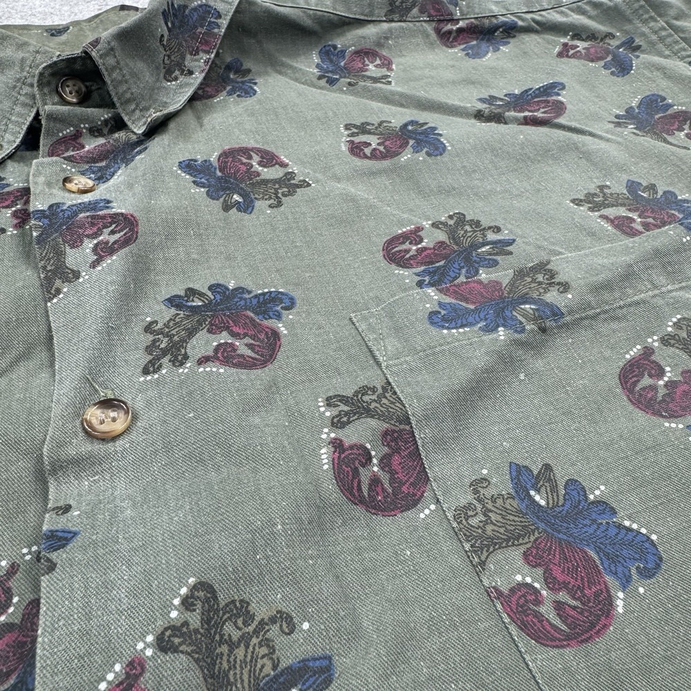 Vintage Gap Men's Button-Down Collared Pattern Sh… - image 6